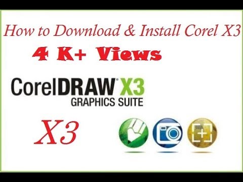install corel draw x3